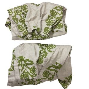 Ballard designs x2 Concorde print medallion curtain panels